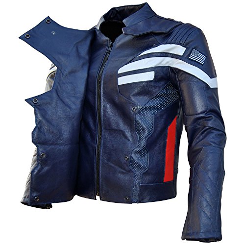 SRHides Men's Motorcycle Captain Winter Soldier Leather Jacket2