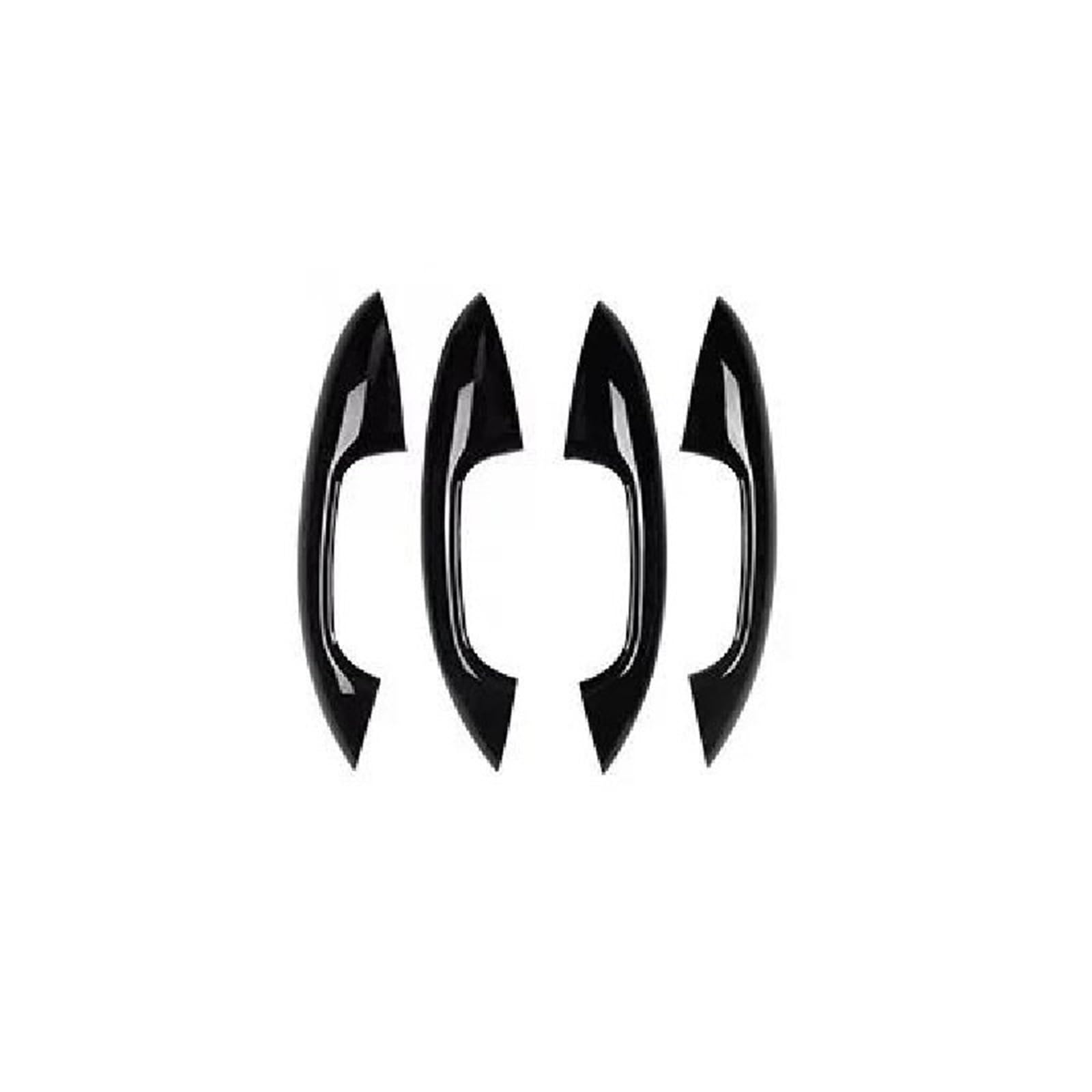 KJHOPY ABS Carbon Fiber Car Door Handle Cover Sticker Accessories for Benz C Class W206 S206 2022-2026(Style 1)
