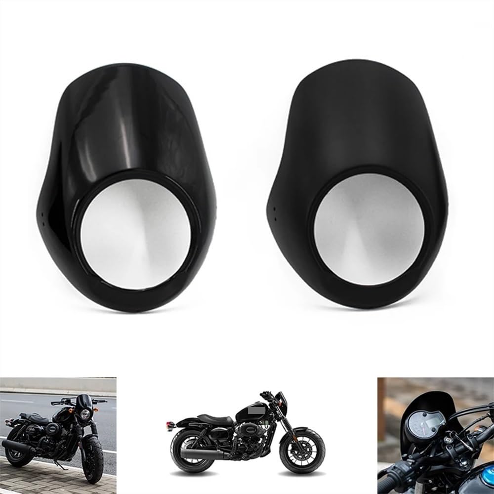 Moto Saut de Vent Couvercle de Pare-Brise de Phare Rond de Moto pour Hyosung GV125S GV300S, carénage d'écran en Plastique ABS