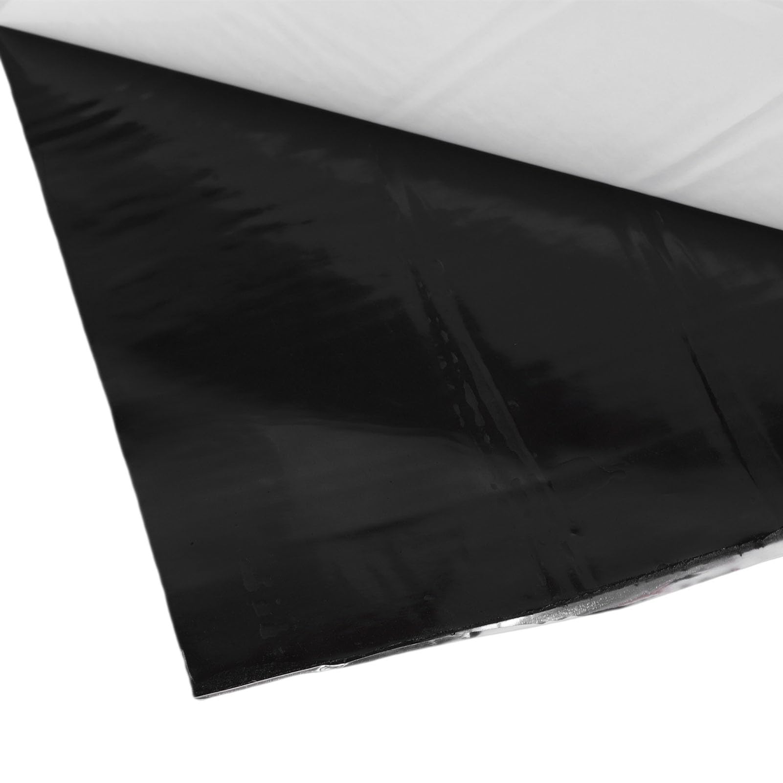Luocute Mata Wygłuszająca Samochód, 5 Arkuszy Gumowa Izolacja Akustyczna Podkładka Tłumiąca Wibracje z powierzchnią z Folii Aluminiowej do Samochodów Kempingowych Jachty Samochody