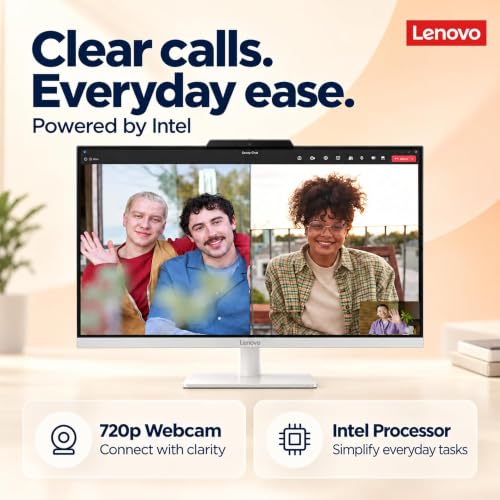 Lenovo IdeaCentre 24“ FHD All-in-One, 16GB RAM, 256GB SSD, Intel 4-Core | Office 365 for The Web, Keyboard and Mouse Included, Windows 11, Everyday Tasks Desktop - image 3