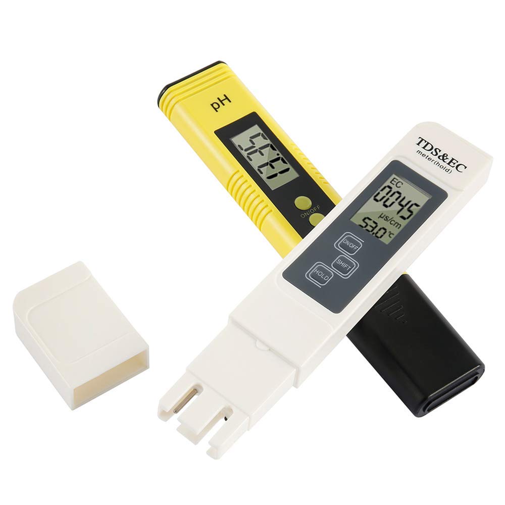 Filox PH & TDS&EC Meter Combo, 0.05ph High Accuracy Pen Type pH Meter & Temperature Meter pack of 2 (B098NTLK9D) Amazon Price History, Amazon Price Tracker