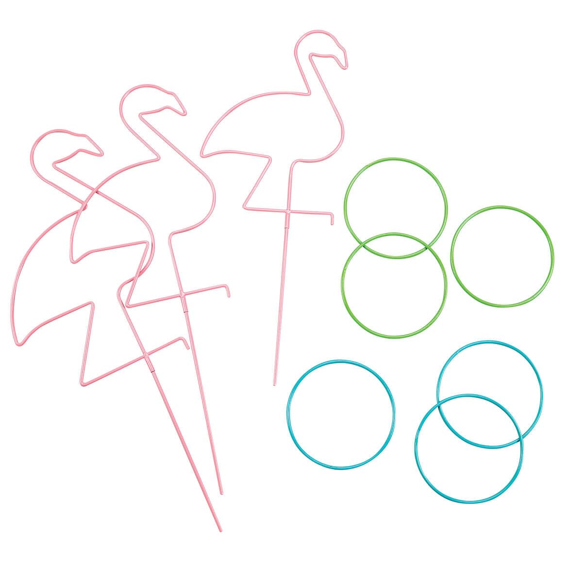 Metal Flamingo Ring Toss
