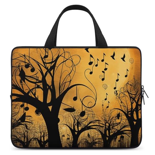 Sac ordinateur 12 pouces arbre musical pour protéger votre PC portable