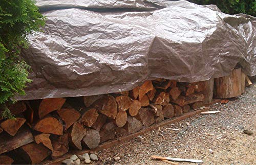 Dry Top 12020 Medium Duty Tarp, 20X20 Feet, Brown/Green #TOP7