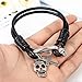 Kinteshun Halloween Skull Head Skeleton Steampunk Pirate Charm Pendant for DIY Jewelry Making Accessaries(100 Grams/about 60pcs,Antique Silver&Bronze Tones)