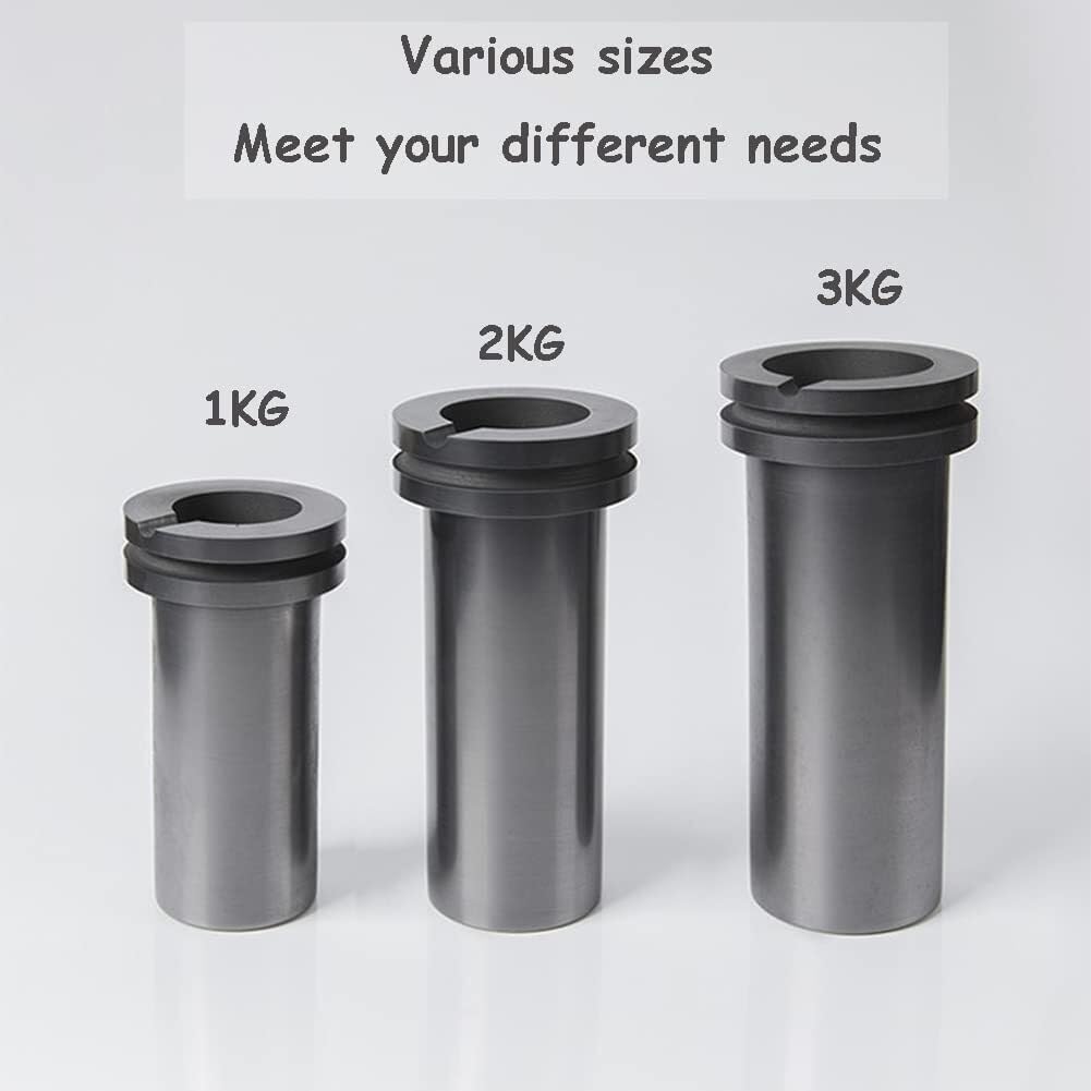 Kit Creuset Graphite 1kg 2kg 3kg, Fusion Four Fonte Or Argent, Haute Conductivité Thermique(2kg)