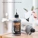 2 Bottles Lock Cylinder Graphite Lubricant Powder for Locks, 50ml/pcs Graphite Dry Lube with Needle Tube, Multifunctional Dry Graphite Lubricant,for Keys, Door Guides, Car Locks