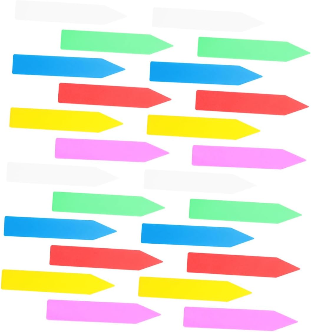 GALPADA 600pcs Plastic Plant Tags Nursery Garden Labels Waterproof Small Plant Markers with Stakes 10x1.8cm for Indoor Outdoor Potted Gardening