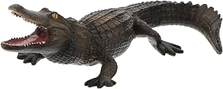 BESPORTBLE 5 Peças Modelo De Crocodilo Simulado Brinquedos De Carro Infantil Modelos De Plástico Brinquedos De Mesa Simulação Brinquedo De Cérebro De Crocodilo Vida Selvagem Estatueta