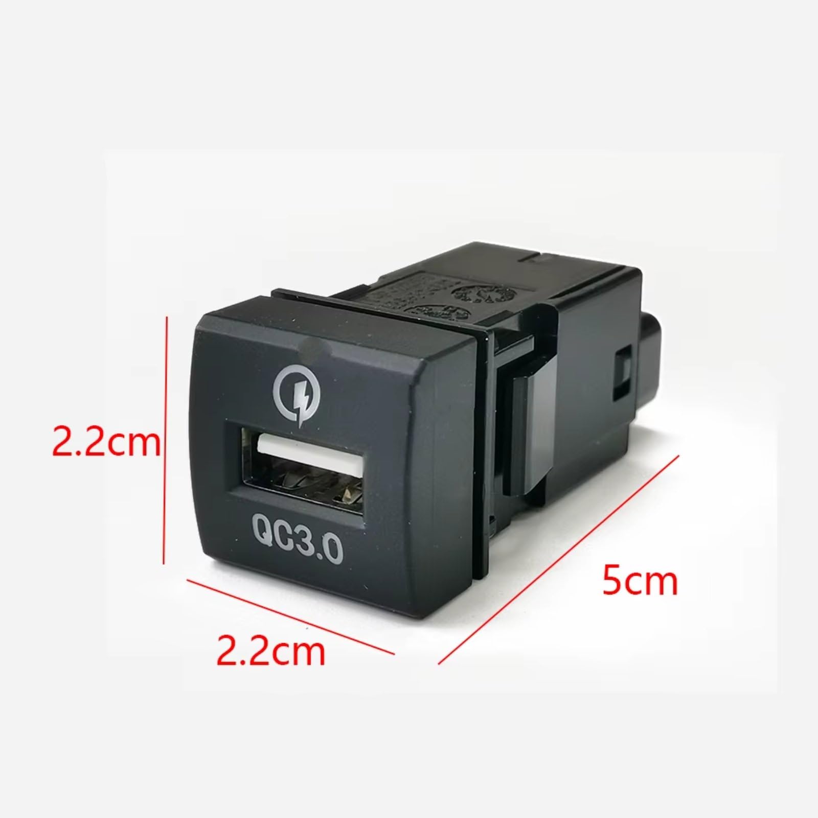Consola USB Compatible Con Toyota Para Camry 2019 2020 2021 Coche Para Cargador Carga Rápida QC3.0 Botón Adaptador Carga Teléfono Automático Puerto USB Coche