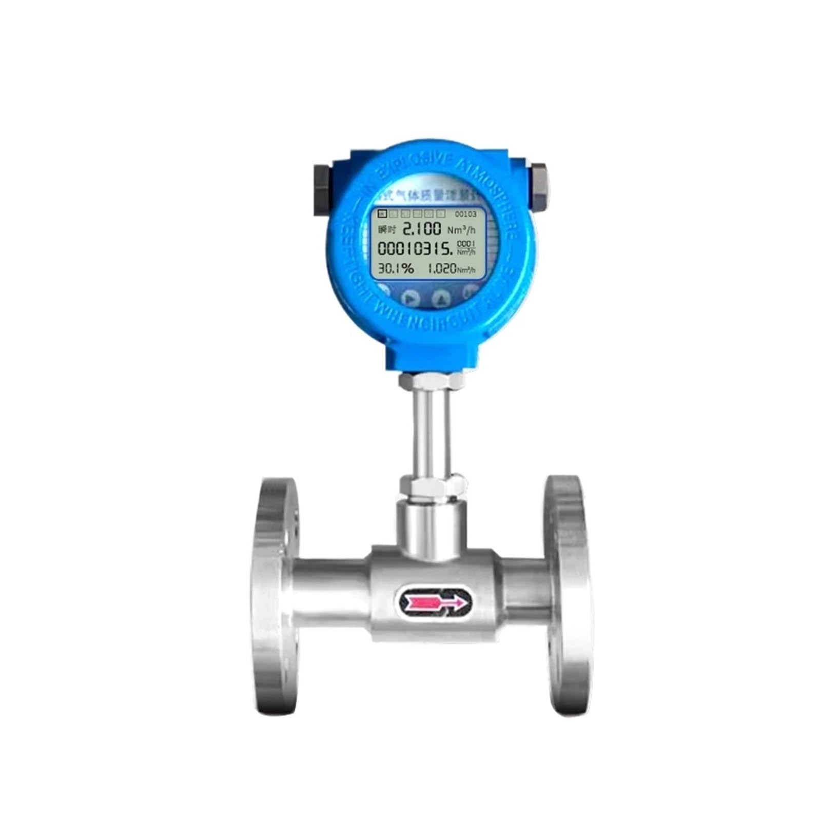 BALYDLUL Gas Mass Flowmeter Simple Flowmeter Flow Rate Measuring(DN20)