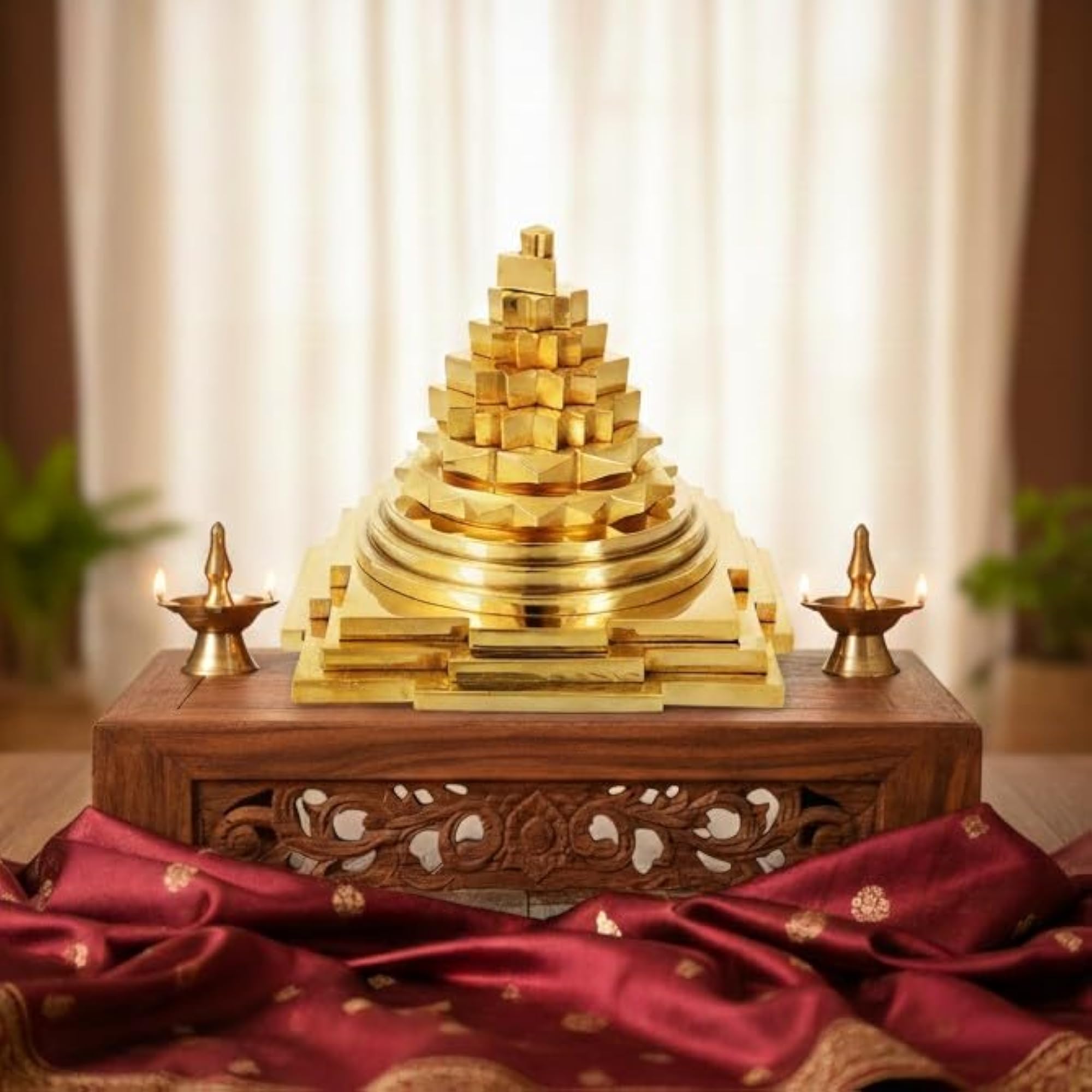 Brass Meru Yantra, 3D Solid Design