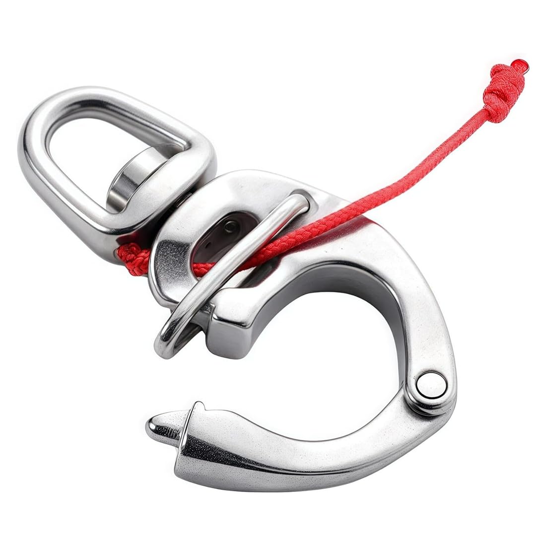 Jnchdghwa As Shown Quick Release Shackle-316 Stainless Steel For Sailing, For Paraglider Snap Shackle, For Parachuting, Gliding& Marine Use