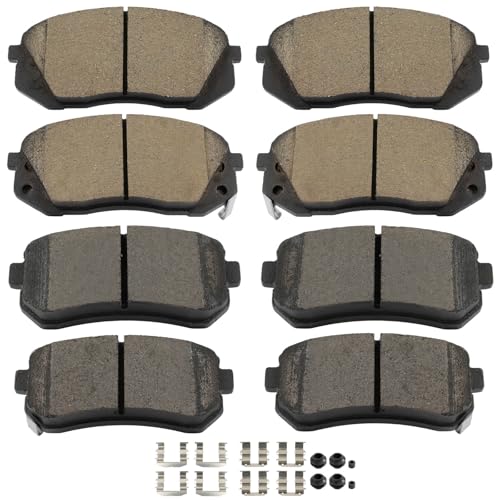 Image of SCITOO D1295 D1398 8PCS Front and Rear Ceramic Brake Pad Sets | Fit For Hyundai For Tucson 2010-2017,For Kia For Cadenza 2014-2016,For Sportage 2011-2015