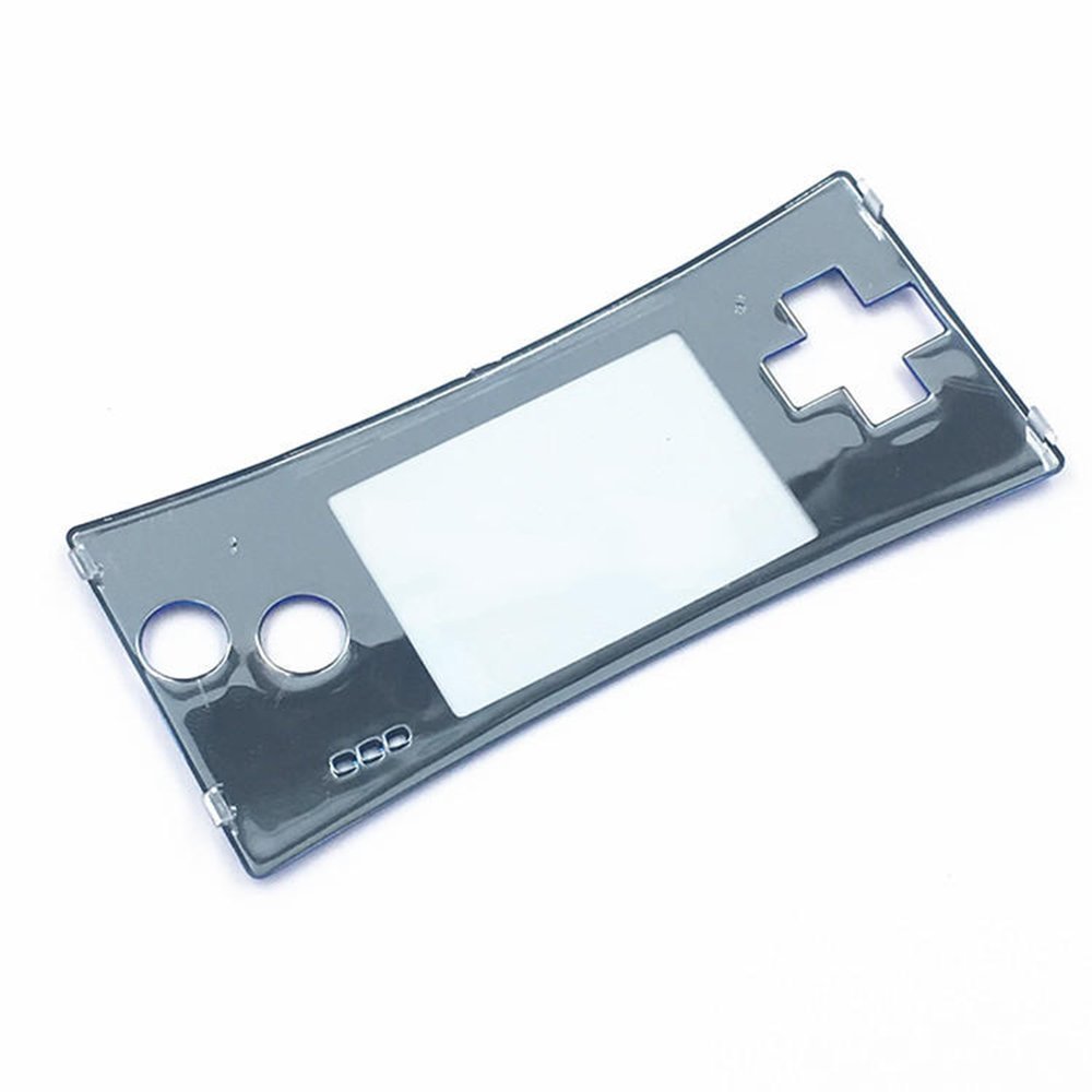 Panel frontal superior Placa carcasa Funda para Gameboy Micro GBM – cromo azul
