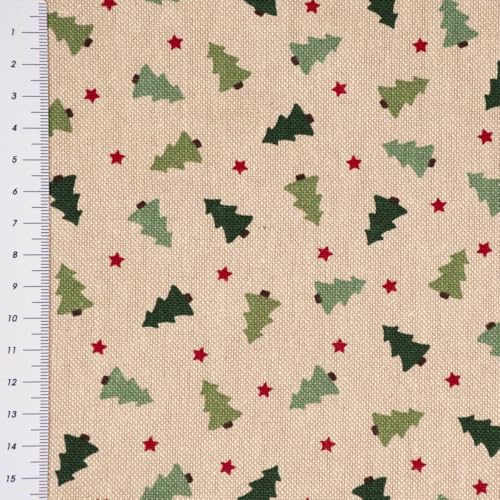 Arbre de Noël et finitions soignées sur ce chemin de table SCHÖNER LEBEN 160cm - 5