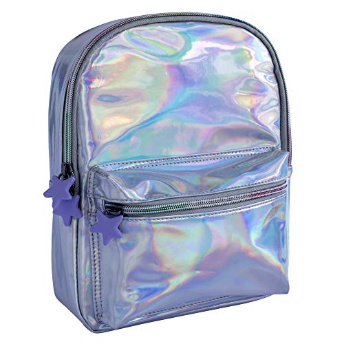 Spearmark - Mochila Iridiscente, Multicolor, 8 x 21,5 x 26 cm