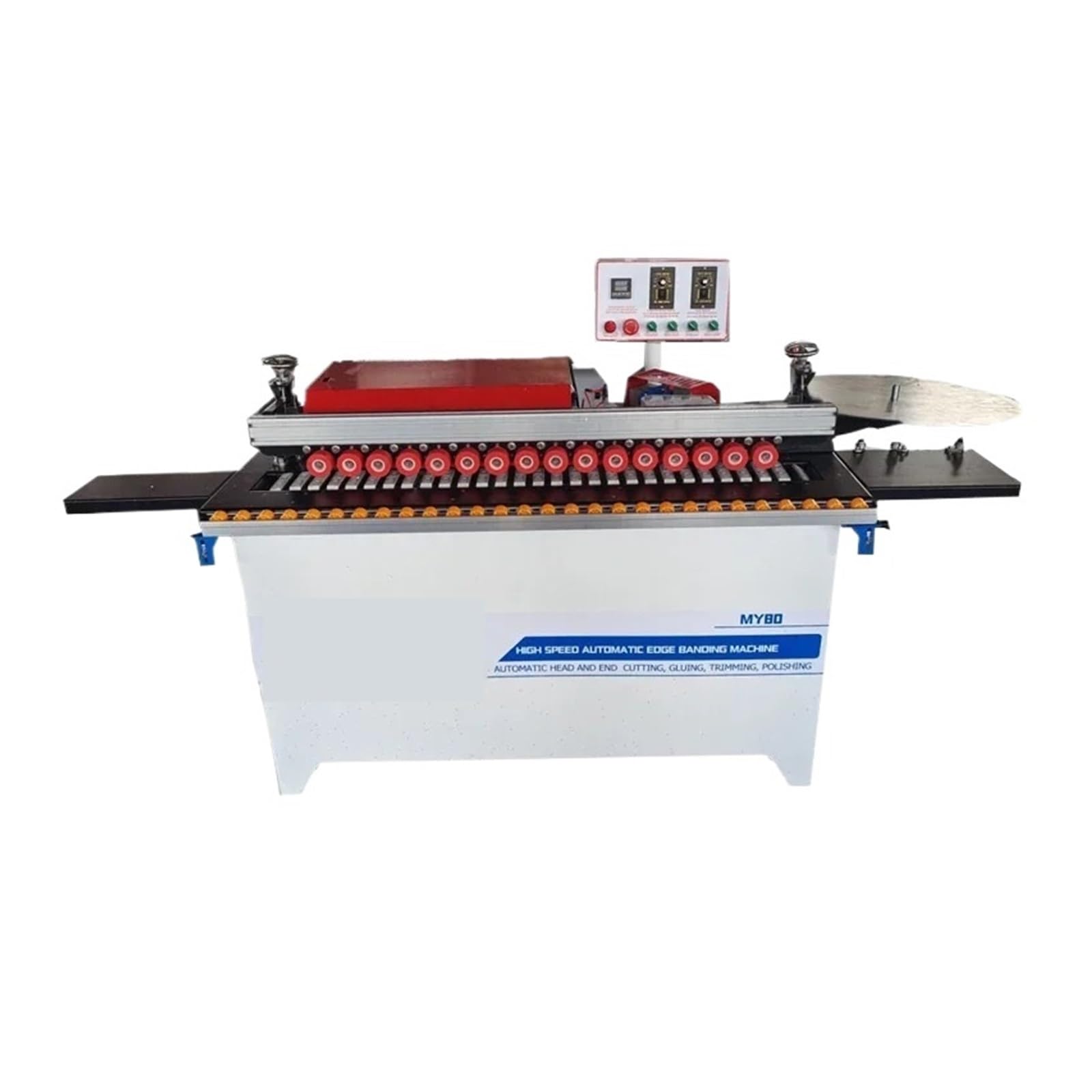 Wood Automatic Feeding Edge Banding Machine with Dust Collecting Trimming Polishing Woodworking Bander Machinery Speed and Efficiency Improvement