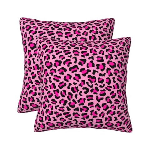Pecfamly Cheetah Print Room Decor Y2K, Cheetah Print Pillow, 2000S Room Decor, Leopard Print Room Decor, Cheetah Throw Pillow, Cheetah Print Pillow Cases, Y2K Leopard Print Pillows (Only Cover) Cover