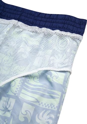 Image of Quad Seven Boys 2-Piece Rash Guard Swimsuit Set Short-Sleeve (Sizes 5-12) | Lightweight Quick-Dry Fabric with Sun Protection, Matching Top & Trunks, Adjustable Drawstring Waist for Pool or Beach Days