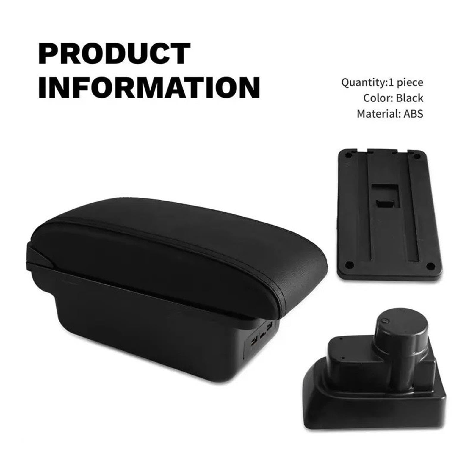 Para Opel Para Corsa D Compartimento Central Coche Reposabrazos Caja