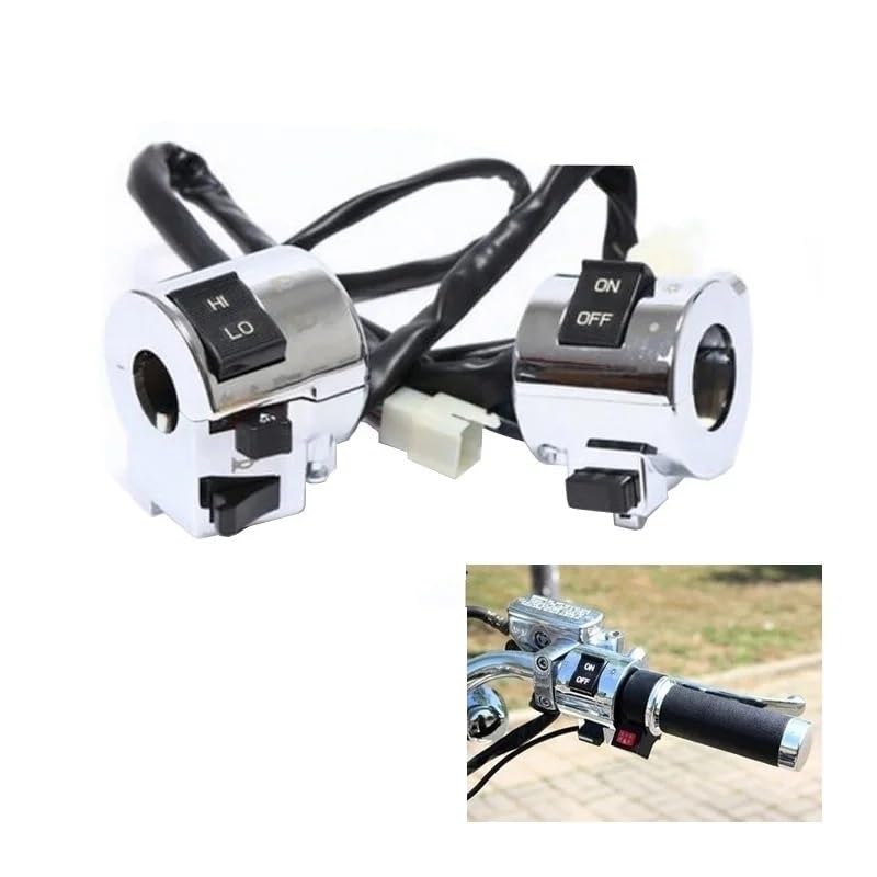 Interruptor moto con control de intermitentes y luces para manillar derecho 150cc 3