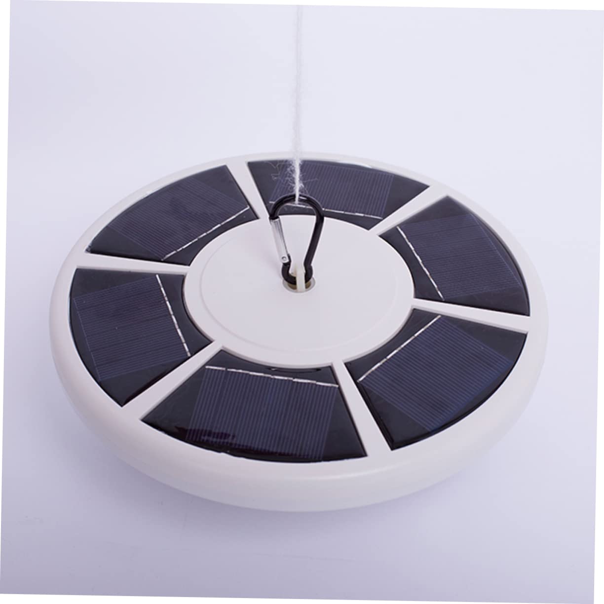 iplusmile 26-led Fahnenmast Downlight Solar Außenbeleuchtung mit Kunststoffgehäuse und Haken Verschleißfest und Einfache Installation für Outdoor Bereich Weißes Design