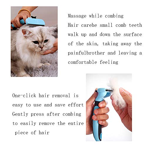 Escova de gato Chewynp Escova de remoção de pelos para cães, prevenção de remoção de pelos e remoção