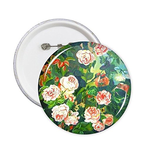 Broches rondes Begonia Réalisme pour sublimer votre veste en denim