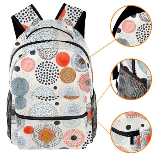 Sac à dos mignon multicolore Maru Bubble grand format 11.5x8x16 pouces - 3