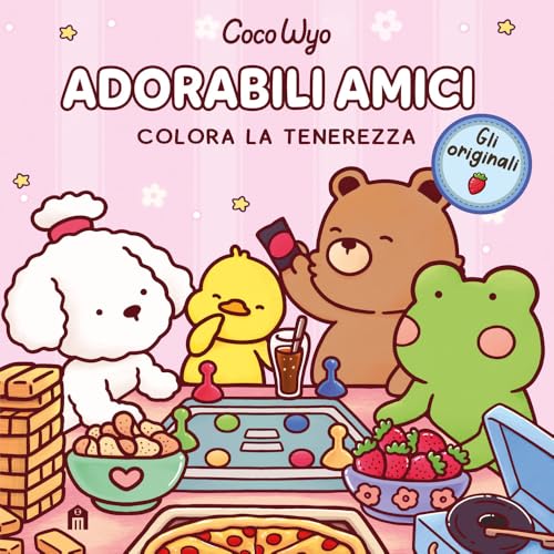 Adorabili amici. Libro da colorare per tutte le età. Gli originali Coco Wyo
