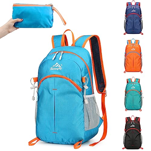Gukasxi Ultra Lightweight Foldable Backpack, 20L Hiking Backpack Water Resistant Rucksack, Durable Packable Backpack for Men Women, for Outdoor Sport Travelling Walking Hiking Camping Biking Gukasxi Ultra Lightweight Foldable Backpack, 20L Hiking Backpack Water Resistant Rucksack, Durable Packable Backpack for Men Women, for Outdoor Sport Travelling Walking Hiking Camping Biking