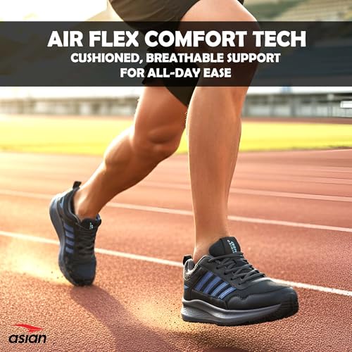 Image of ASIAN Men BOSS-02 Running and Casual Wear Running Shoes with Laces, Lightweight and Comfortable Shoes for Men & Boys, Ideal for Sports, Gym, Walking, and Daily Use