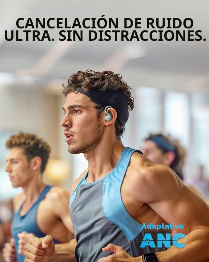 soundcore Auriculares inalámbricos Anker Sport X20, Auriculares de Entrenamiento inalámbricos, Ganchos giratorios y Extensibles, cancelación de Ruido, Graves Profundos(Reacondicionado)