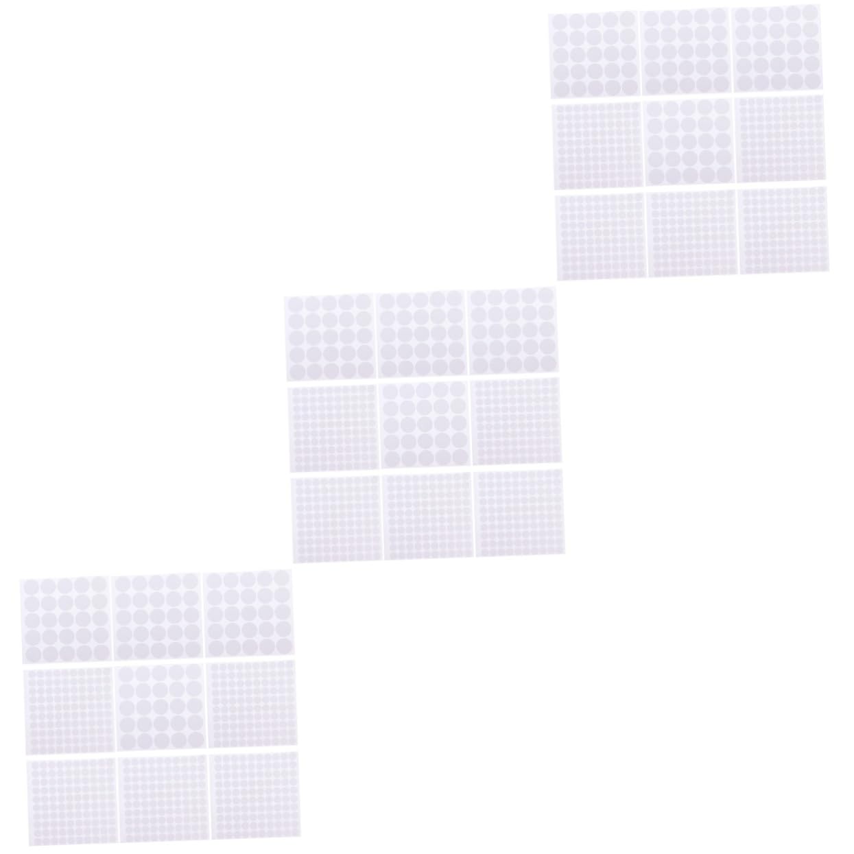 HOMSFOU 3 Sätze Doppelseitige Klebepunkte Für Bastelarbeiten Diy Dekoration Selbstklebende Schaumstoffpads Einfach Zu Entfernen Für Karten Poster Und Effekte 20 Blätter * 3