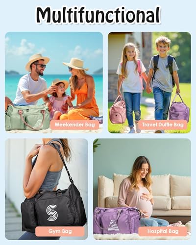 Initial Makeup Bag + Travel Duffel Bag for Girls3