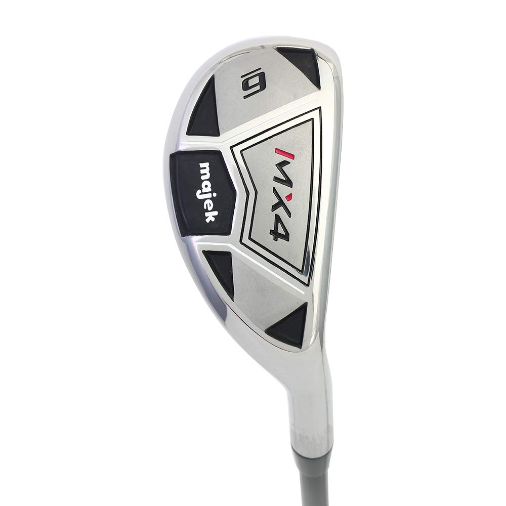 Men’s Majek MX4 Hybrid Iron Set, which Includes: #6, 7, 8, 9, +PW Senior Flex Right Handed Utility “A” Flex Clubs