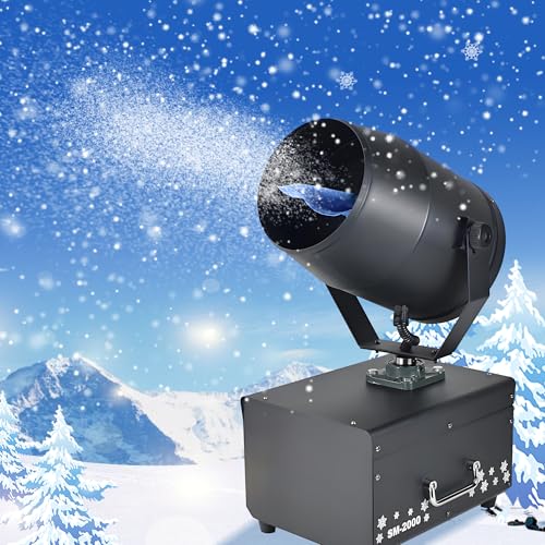 2000W Shaking Head Snow Machine for Party or Stage Snowflake Effect