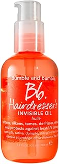 Bumble and bumble. Hairdresser's Invisible Oil Frizz-Reducing Hair Oil | Heat Protection, Frizz Control + Shine | Curly, Wavy, Straight | With Grapeseed, Coconut + Argan Oils