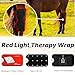 lanoune Portable Cold Laser Therapy Device for Horse Knee Pain Relief, Red Light & Near Infrared Therapy Wrap with 660nm/850nm Adjustable Modes for Equine Joint & Muscle Recovery(1PCS)