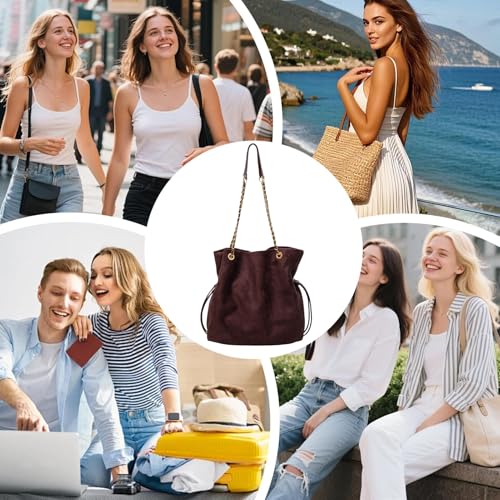 Sac fourre-tout rétro en toile de coton avec compartiments de rangement