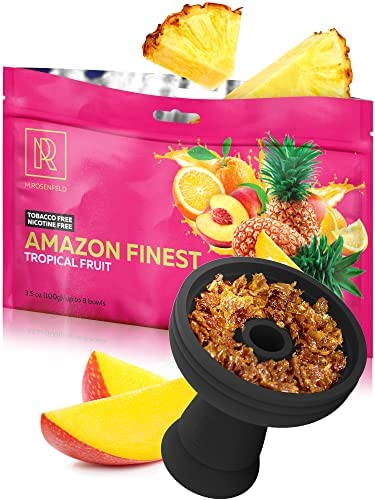 M.ROSENFELD Hookah Flavor Herbal Tropical Fruit Mix - 100 Gram - 3.5 ounce Hookah Shisha Tobacco Free Molasses Hookah Tobacco & Nicotine Free Shisha with Real Organic Shisha Hookah Flavors (Pack of 1) M.ROSENFELD Hookah Flavor Herbal Tropical Fruit Mix - 100 Gram - 3.5 ounce Hookah Shisha Tobacco Free Molasses Hookah Tobacco & Nicotine Free Shisha with Real Organic Shisha Hookah Flavors (Pack of 1)
