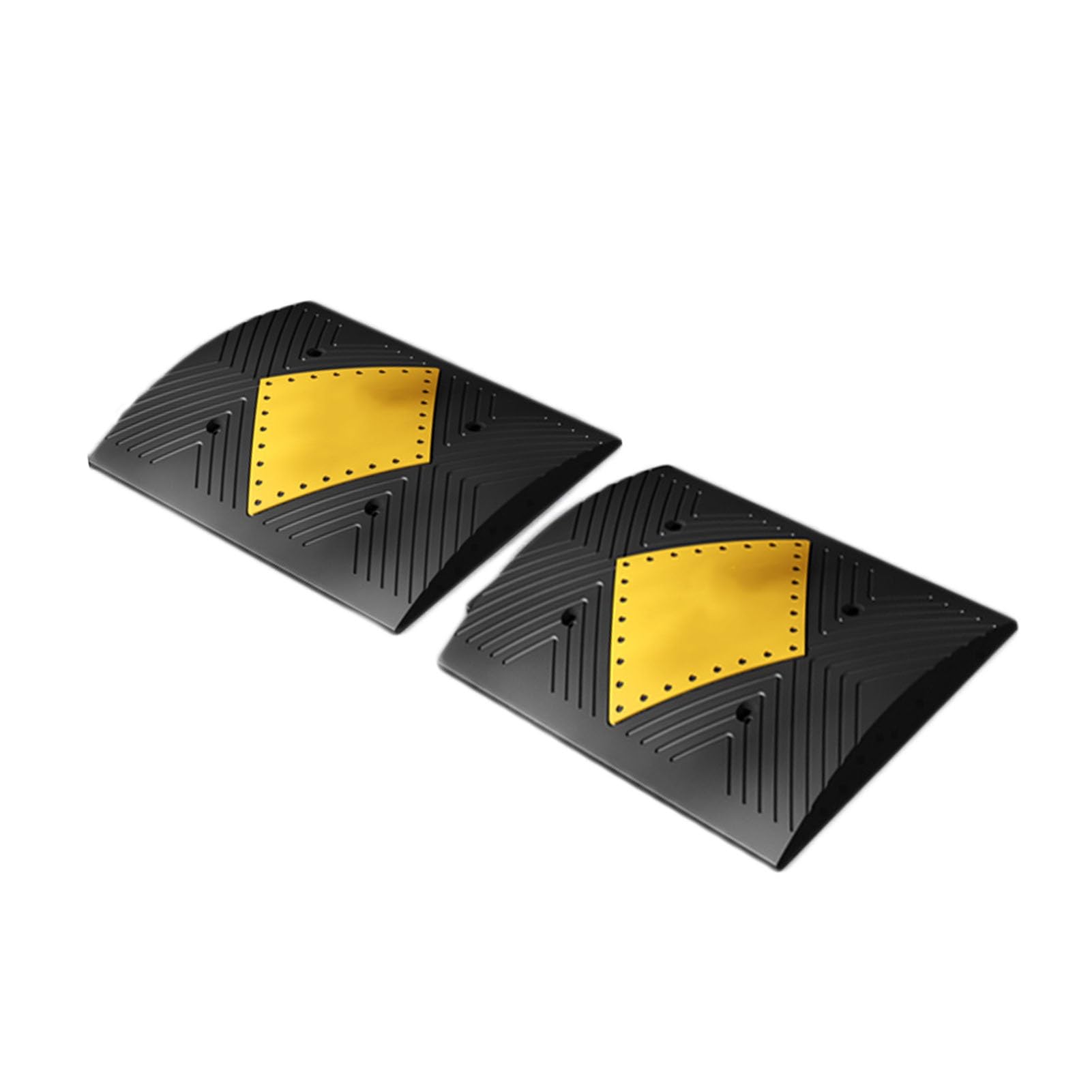 Rubber 2 Pack For Asphalt Concrete Gravel Traffic Lanes 22000 Lbs Load Capacity Cable Protection Ramp