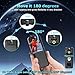 Body Camera with Audio and Video Recording, 128GB Mini Body Cam with 180° Rotating Lens, 10HR Battery & Night Vision, HD 1080P Wearable Bodycam for Law Enforcement, Hiking and Outdoor Sports