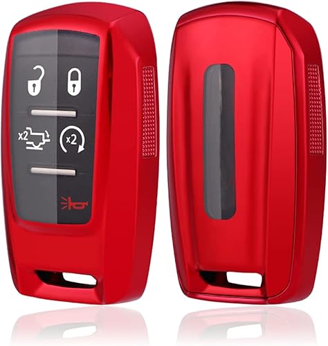 Miniatura 4 de Funda para llavero para Dodge Ram 1500 2019 2020 2021, accesorios de TPU suave, soporte remoto de poliuretano termoplástico, protector de piel,