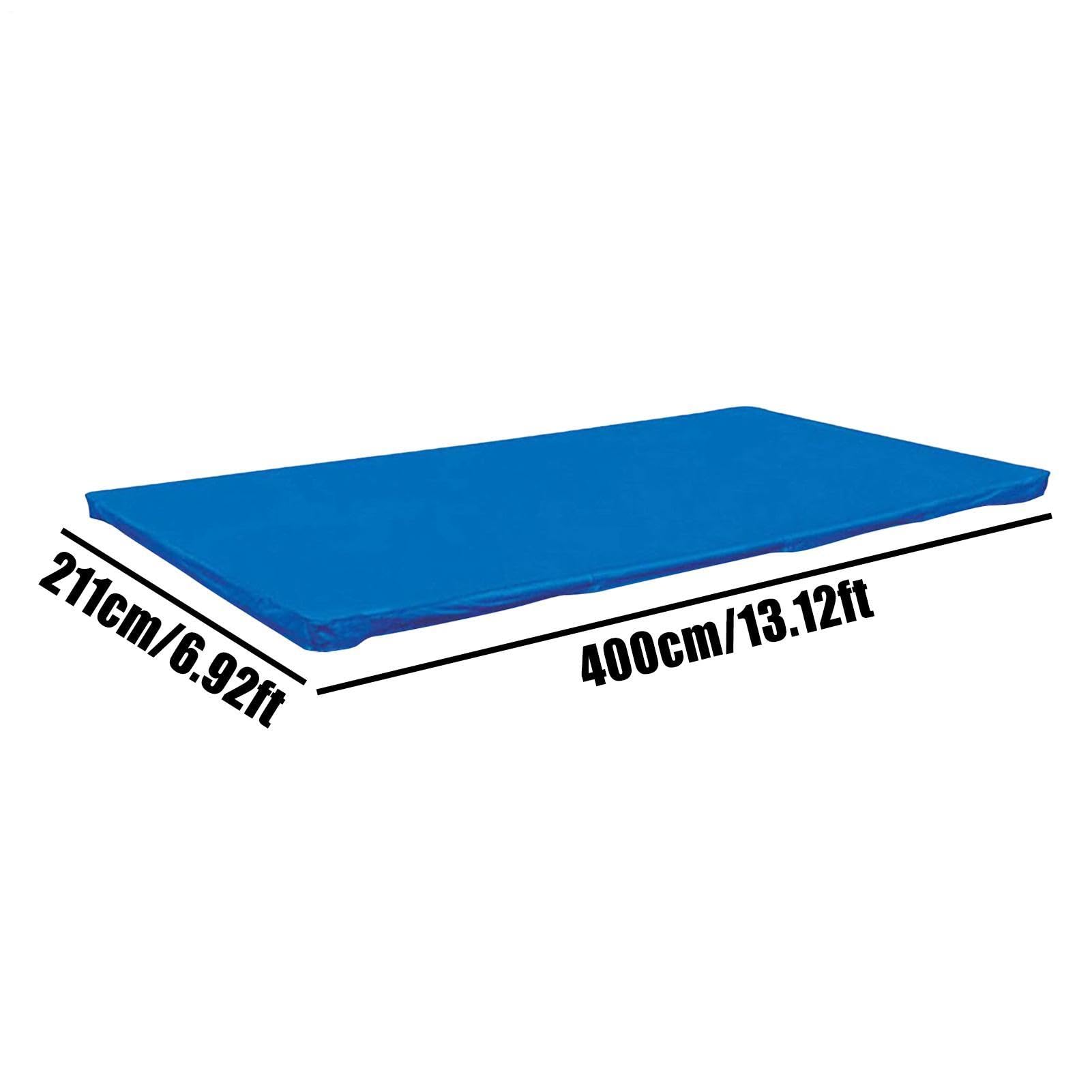Cubierta rectangular para piscina al aire libre, 400 x 211 cm, a prueba de polvo
