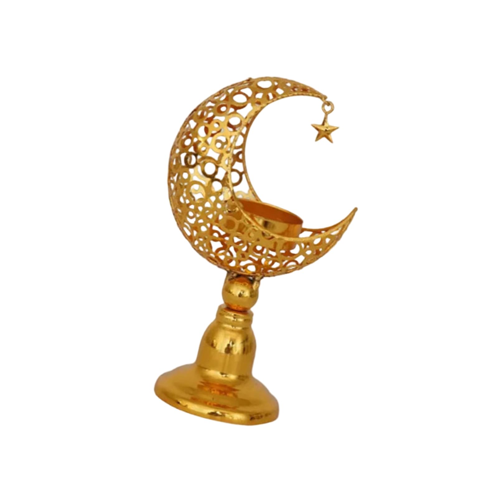 Xjdzineq Moons Holder Metal Tealight Stands Table Centerpiece Star Moons Candlestick for Home, Parties, Wedding Decor Tealight Stands