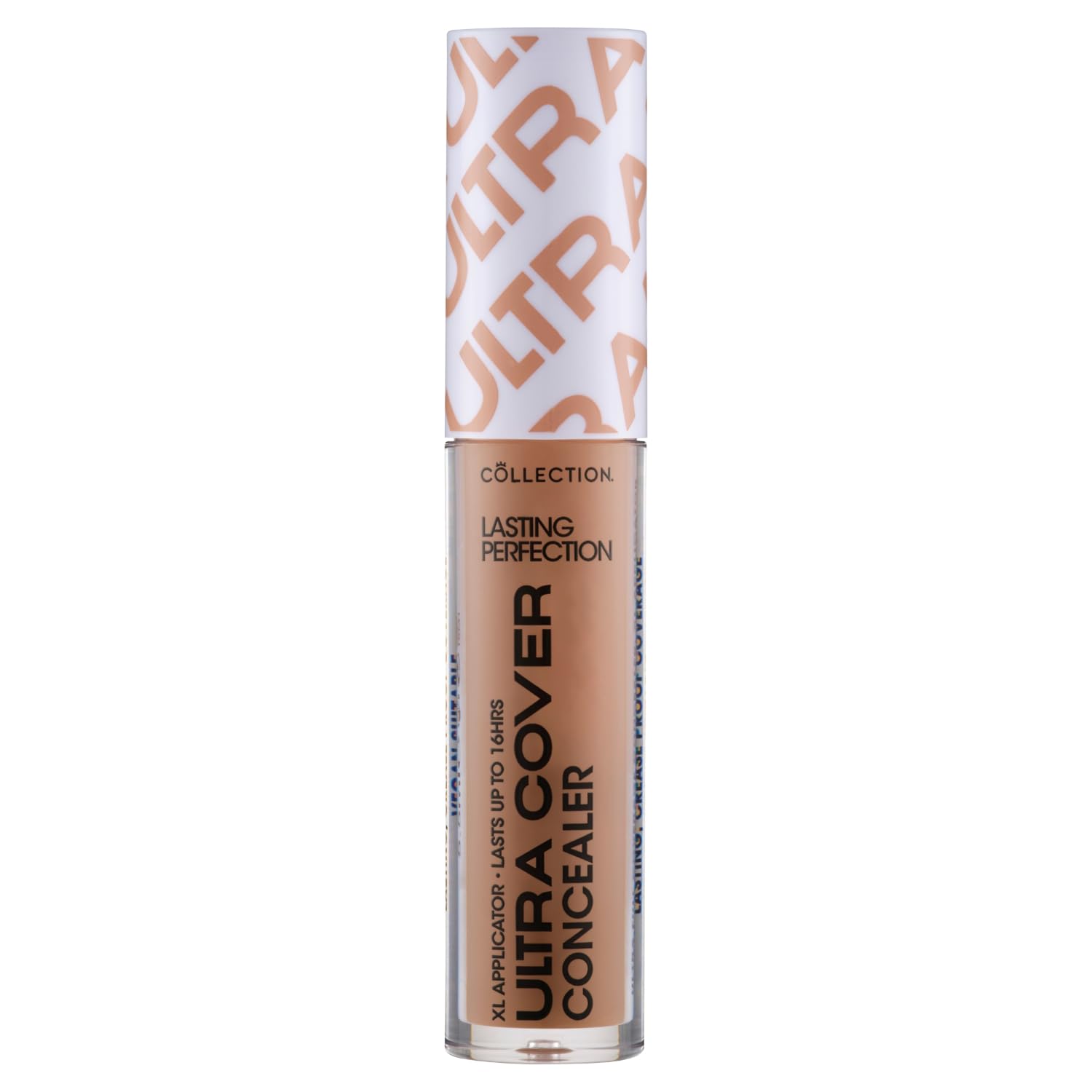 Collection Cosmetics Lasting Perfection Ultra Cover Concealer, Up to 16hr Wear, XL Applicator, Porcelain Cool (Mocha Warm)