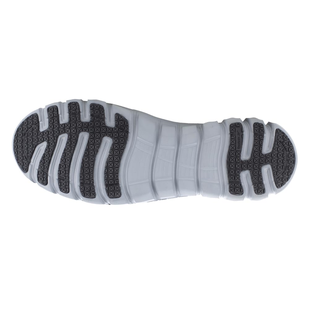 Reebok Work Men's Sublite Cushion Composite Toe Athletic Slip-on Work Shoe Black - RB4052